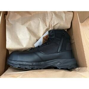 Defense 6" Unisex Work Boots Nano Composite Toe Waterproof Side-zip Size 10